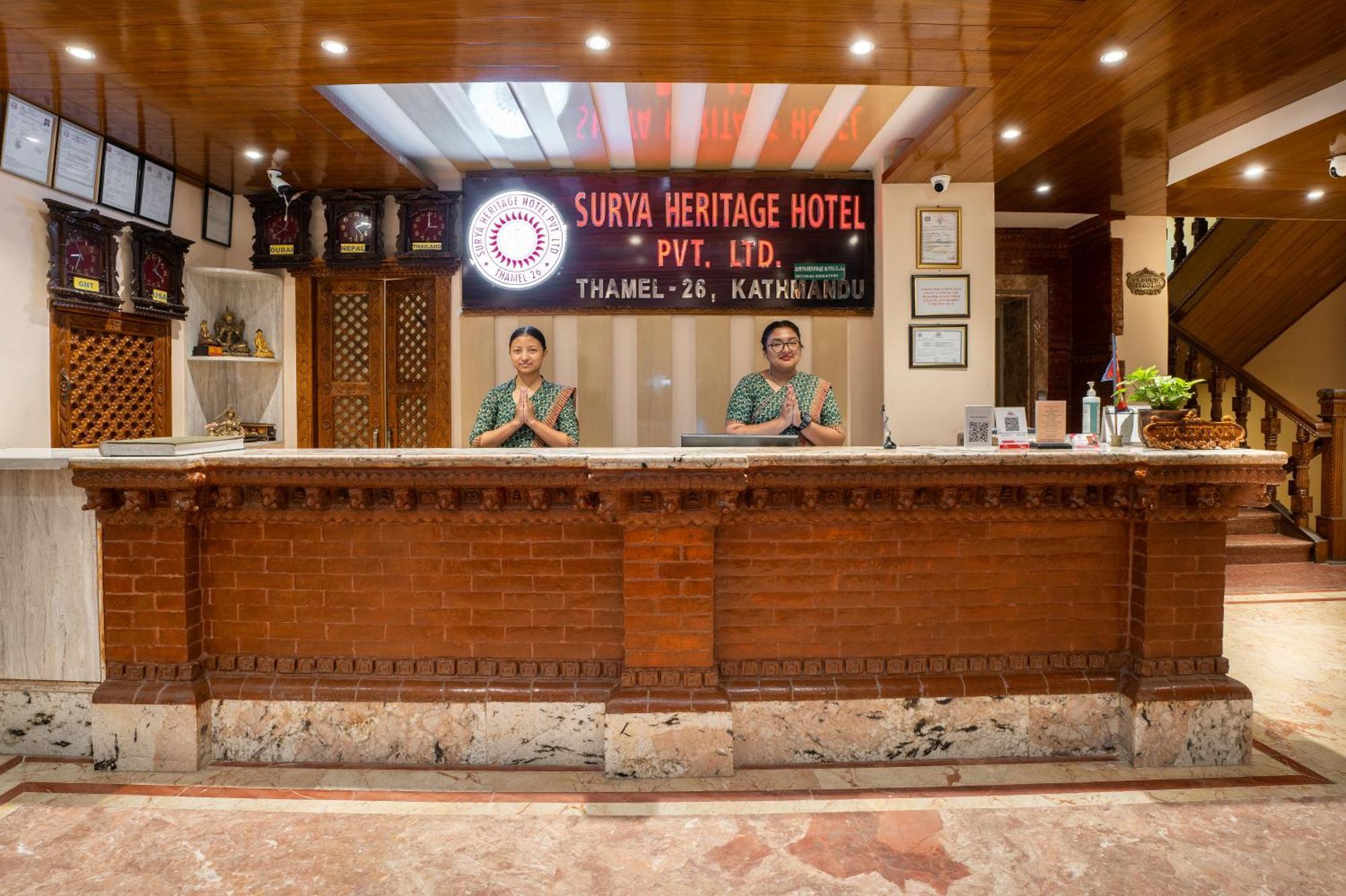 Surya Heritage Hotel Kathmandu Exterior foto